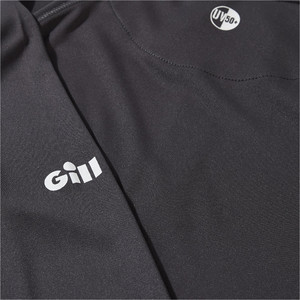 2024 Gill T-shirt Zip  Manches Longues Uv Tec Pour Femme Uv009w - Navy